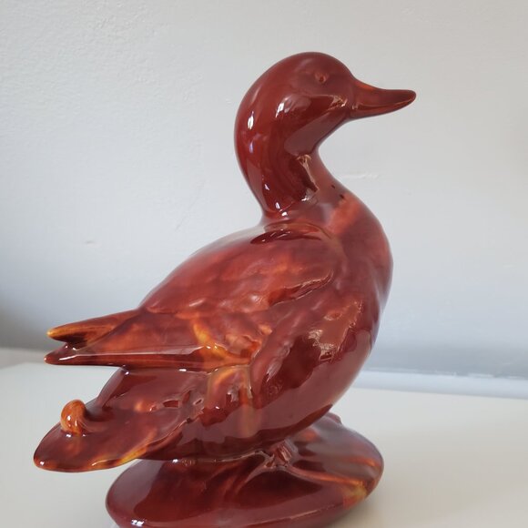 Vintage Northern Pottery Ceramic Duck- Mid-Century Pottery - Picture 3 of 4